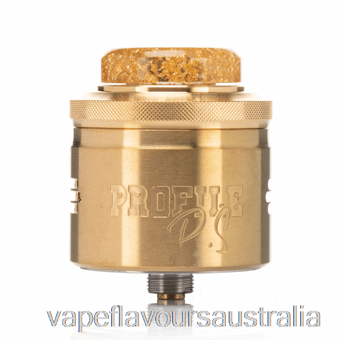 Vape Nicotine Australia Wotofo PROFILE PS Dual Mesh 28.5mm RDA Gold